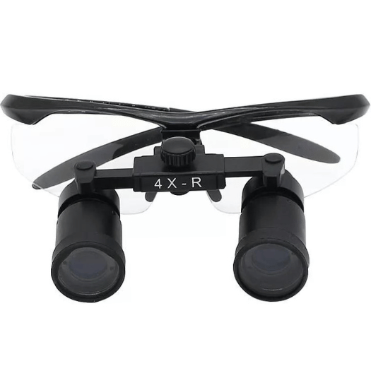 Lupa Macro Vision con Lámpara Frontal y Lentes de 4x con accesorios incluidos
